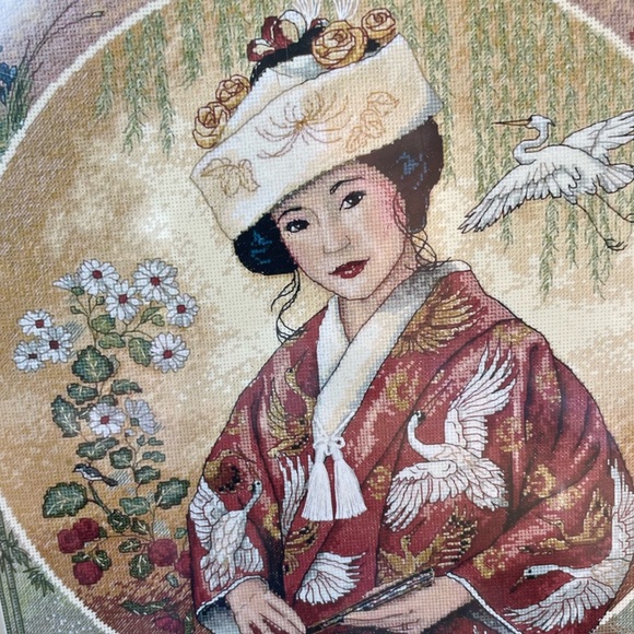Dimensions The Gold Collection Japanese Maiden #35109 cross stitch Robert Sauber - Picture 2 of 8
